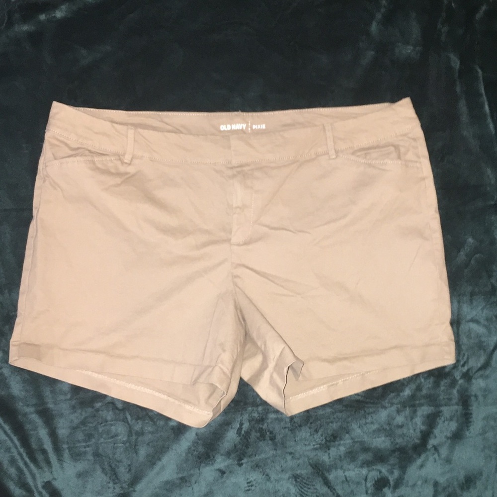 Old navy pixie khaki shorts